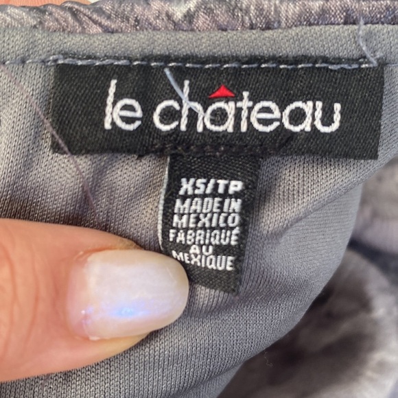 Metallic shimmery snake leopard print bodycon ruched fitted dress size XS - Picture 4 of 9